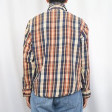 画像3: 80's FIVE BROTHER USA製 チェック柄 ヘビーネルシャツ M (3)