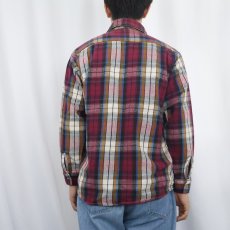画像3: 90's FIVE BROTHER USA製 チェック柄 ヘビーネルシャツ M (3)
