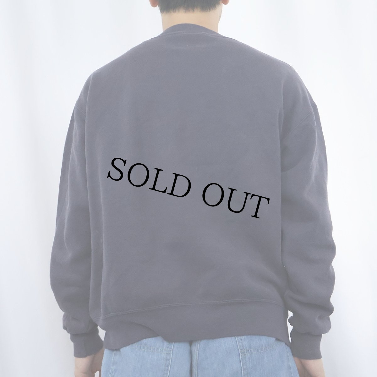 画像3: 無地 フェードスウェット NAVY (3)