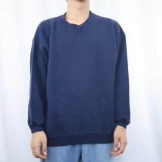 画像2: 90's RUSSELL ATHLETIC USA製 無地スウェット NAVY XL (2)