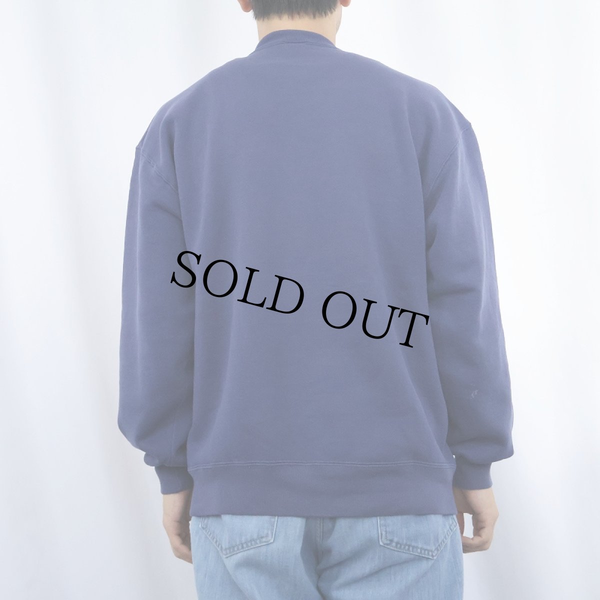 画像3: 90's RUSSELL ATHLETIC USA製 無地スウェット NAVY L (3)