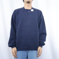 画像2: RUSSELL ATHLETIC USA製 無地スウェット NAVY (2)