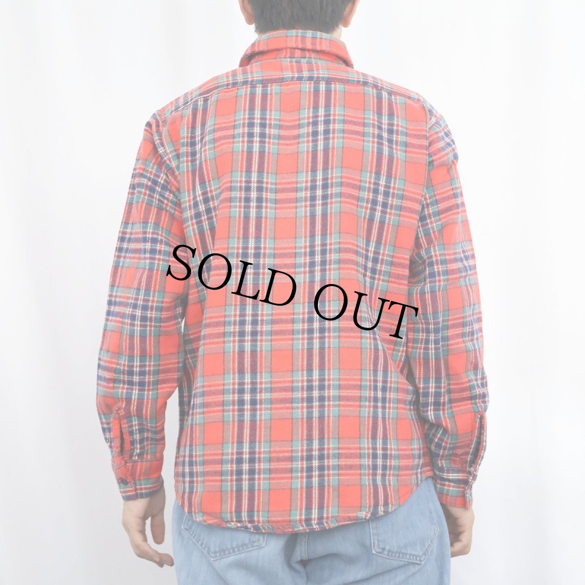 画像3: 80's FIVE BROTHER USA製 チェック柄 ヘビーネルシャツ M (3)