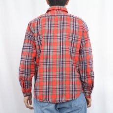 画像3: 80's FIVE BROTHER USA製 チェック柄 ヘビーネルシャツ M (3)