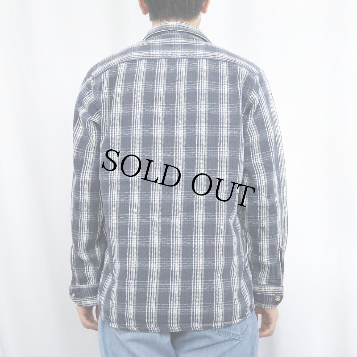 画像3: 90's FIVE BROTHER USA製 チェック柄 ヘビーネルシャツ M (3)