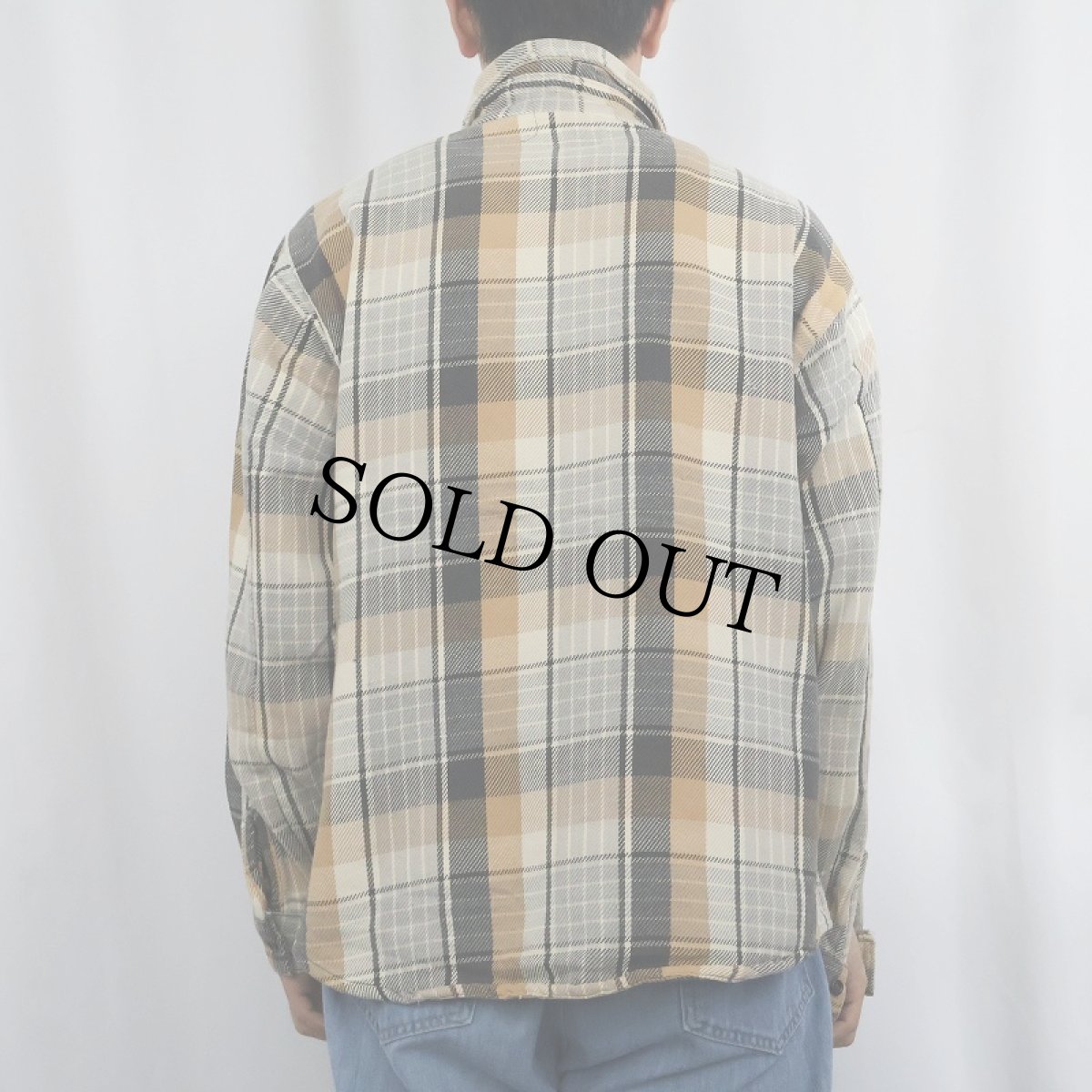 画像3: 80's FIVE BROTHER USA製 チェック柄 ヘビーネルシャツ L (3)