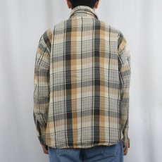 画像3: 80's FIVE BROTHER USA製 チェック柄 ヘビーネルシャツ L (3)