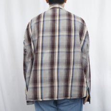 画像3: 80's FIVE BROTHER USA製 チェック柄 ヘビーネルシャツ 3XL (3)