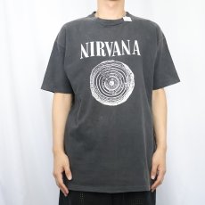 画像3: 90's NIRVANA USA製 "VESTIBULE" ロックバンドプリントTシャツ BLACK XL (3)