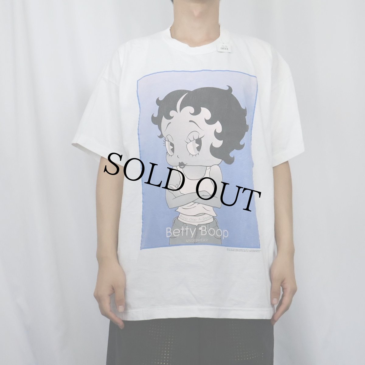 画像2: 90's Betty Boop "Calvin Klein" キャラクター パロディプリントTシャツ (2)
