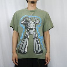 画像2: 90's 鉄人28号 USA製 大判アニメプリントTシャツ L (2)