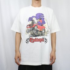画像3: 90's Epitaph Records USA製 レコードレーベル プリントTシャツ XL (3)