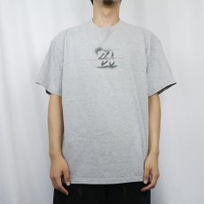 画像2: 90's STUSSY USA製 紺タグ ロゴプリントTシャツ XL (2)