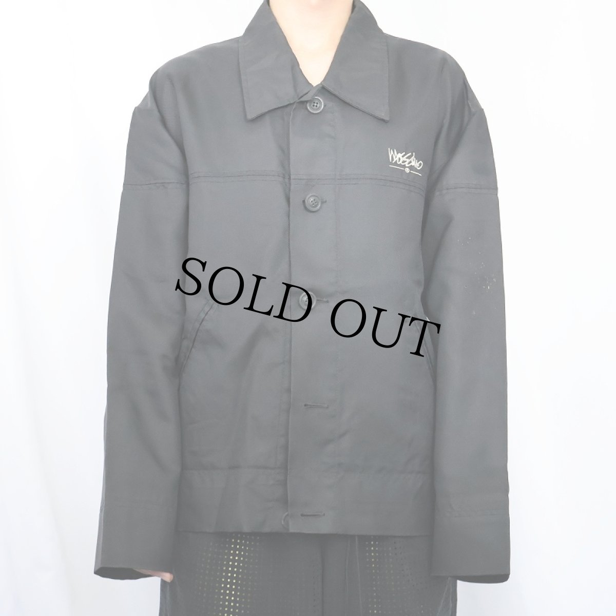 画像2: MOSSIMO ナイロンジャケット BLACK M (2)