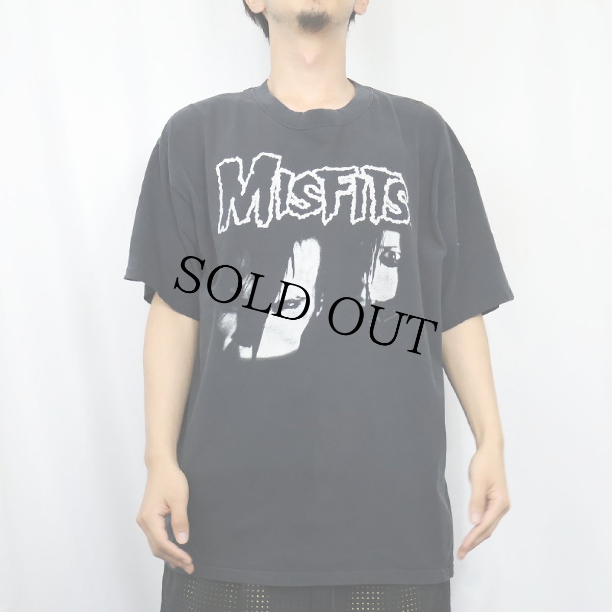画像2: MISFITS ハードコアパンクバンド プリントTシャツ BLACK XL (2)