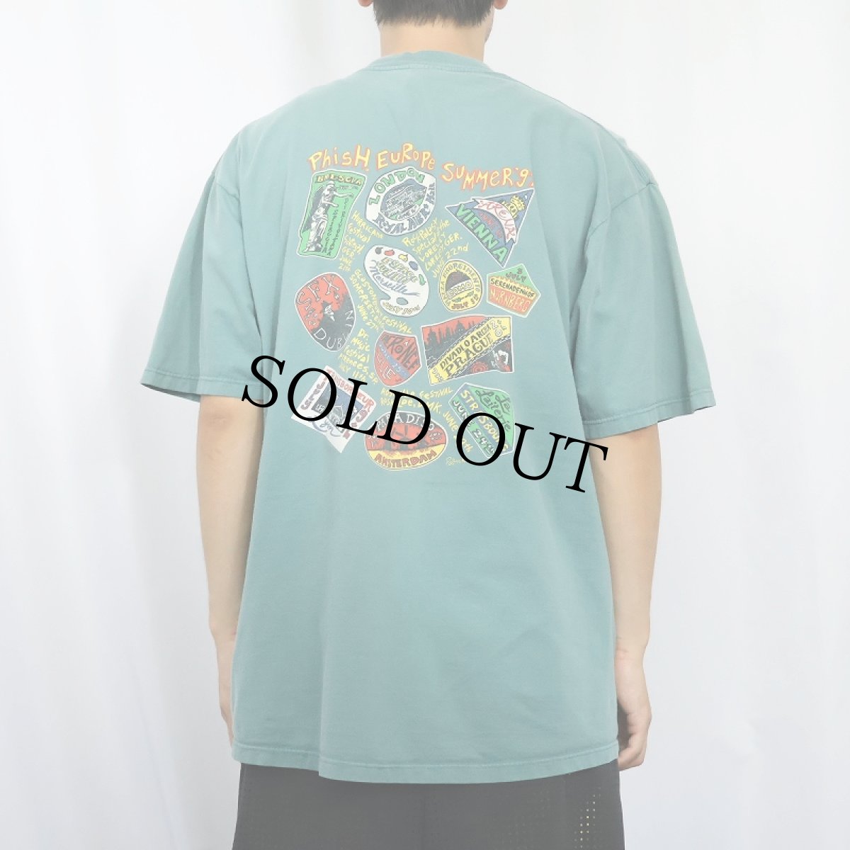 画像4: 【SALE】 90's PHISH "EUROPE SUMMER '97" ロックバンド プリントTシャツ XL (4)