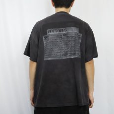 画像3: DEFTONES オルタナティブ・メタルバンド ツアープリントTシャツ BLACK XL (3)