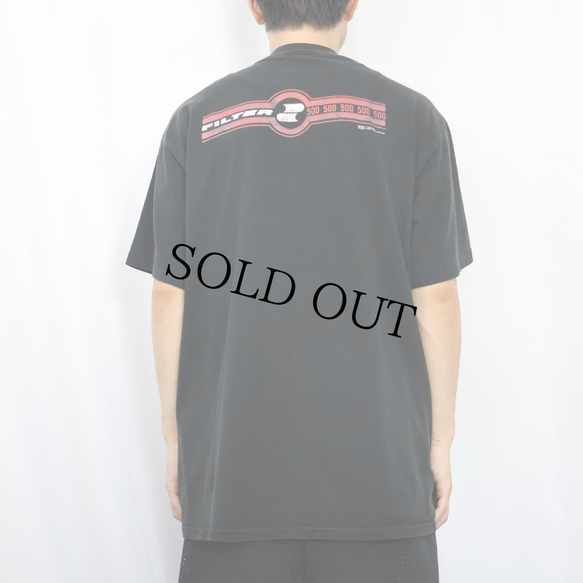 画像3: FILTER 500 インダストリアル・ロックグループ プリントTシャツ BLACK XL (3)