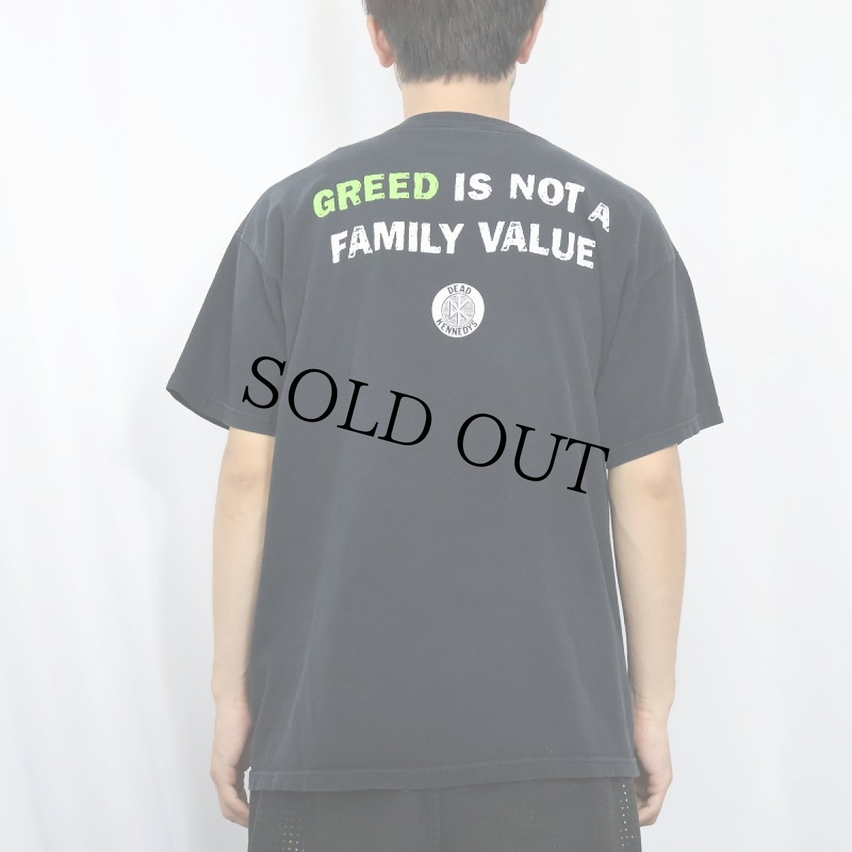 画像4: DEAD KENNEDYS KILL THE POOR ハードコア・パンクバンド プリントTシャツ BLACK L (4)