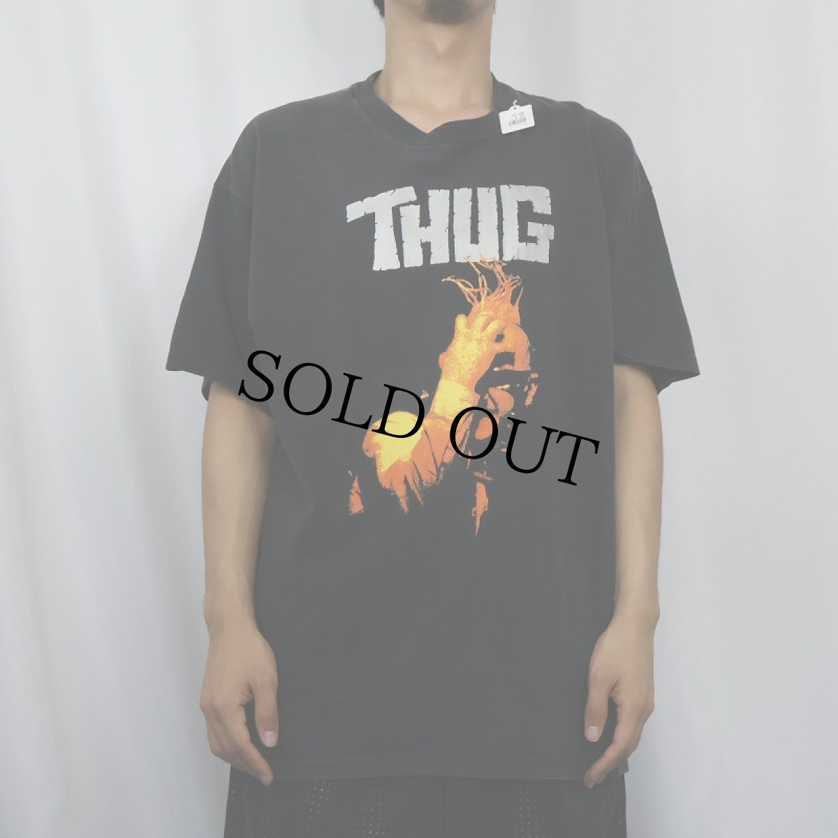 画像2: THUG ハードコア・パンクバンド プリントTシャツ BLACK XL (2)
