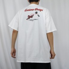 画像3: 90's Curious George "NO FIRE! Only a naughty..." キャラクタープリントTシャツ XL (3)