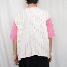 画像3: 90's FRUIT OF THE LOOM USA製 ストライプ柄 ベースボールＴシャツ XL (3)