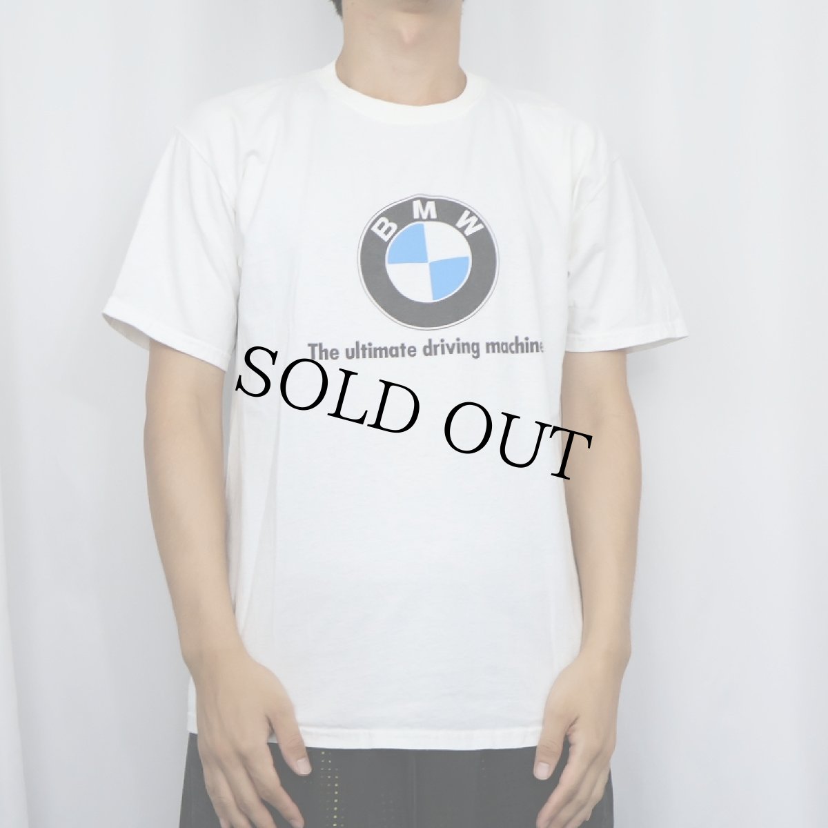 画像2: BMW USA製 自動車メーカー ロゴプリントTシャツ M (2)