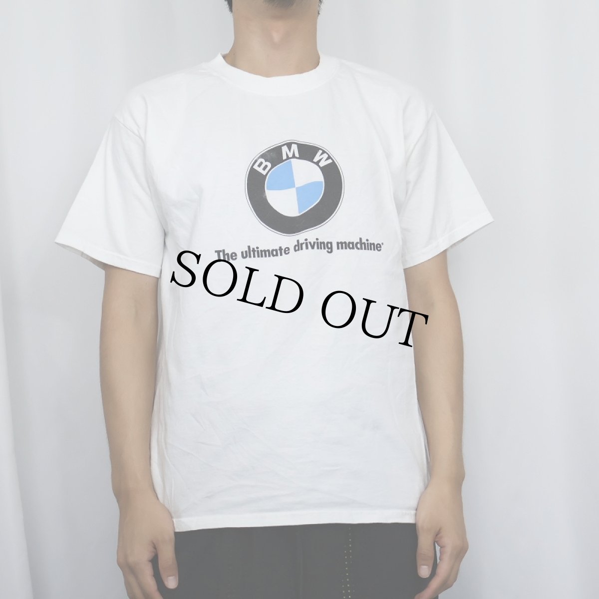 画像2: BMW USA製 自動車メーカー ロゴプリントTシャツ M (2)