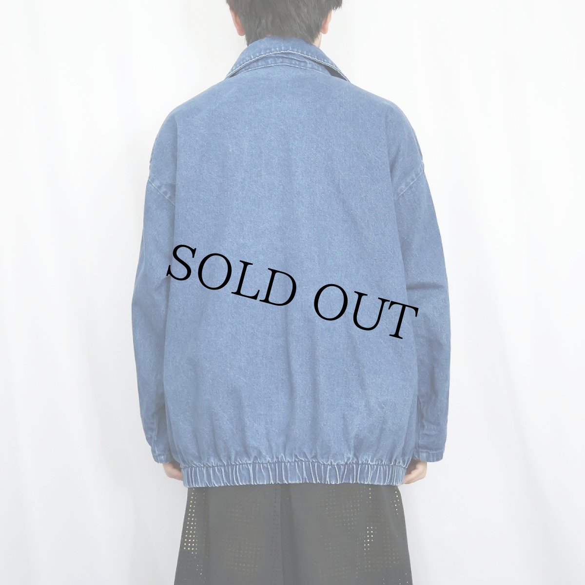 画像3: THE J.PETERMAN CO. フィッシャーマンスモック デニムジャケット L (3)