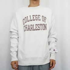 画像2: Chmapion REVERSE WEAVE "COLLEGE OF CHARLESTON" インサイドアウト プリントスウェット M (2)