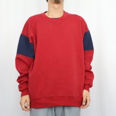画像2: 90's RUSSELL ATHLETIC USA製 切り替えデザイン スウェット XXL (2)
