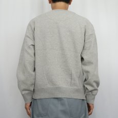 画像3: POLO Ralph Lauren ロゴ刺繍 前Vスウェット M (3)