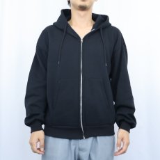 画像2: 90's Mc GREGOR スウェットジップパーカー BLACK L (2)