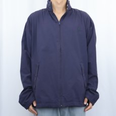 画像2: POLO Ralph Lauren ポリエステル×ナイロン フーデッドジャケット NAVY M (2)