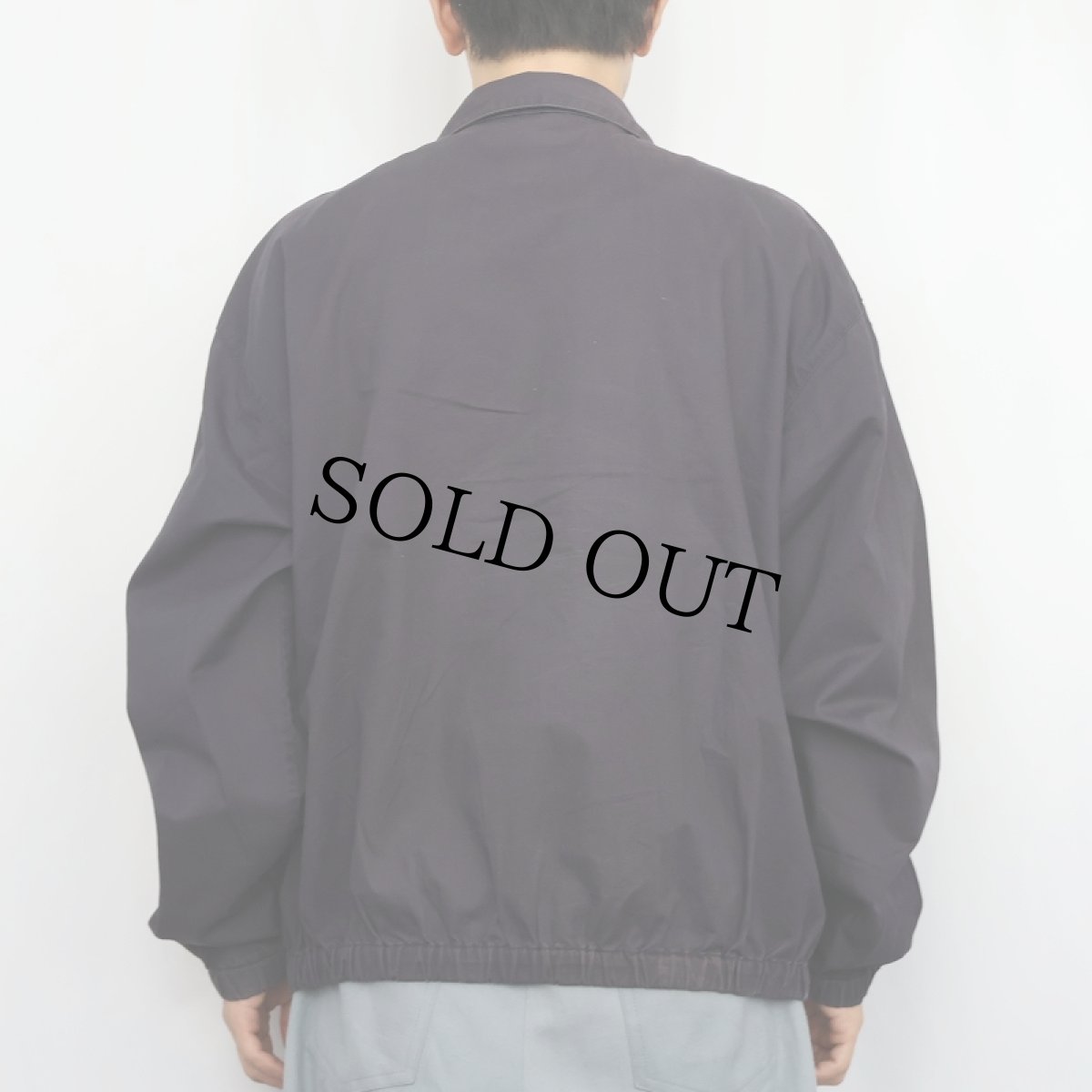 画像3: 90's POLO Ralph Lauren チンスト付き コットンスイングトップ NAVY L (3)