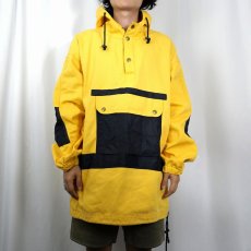 画像2: The J.Peterman Company エルボーパッチ付き コットンアノラックパーカー L (2)