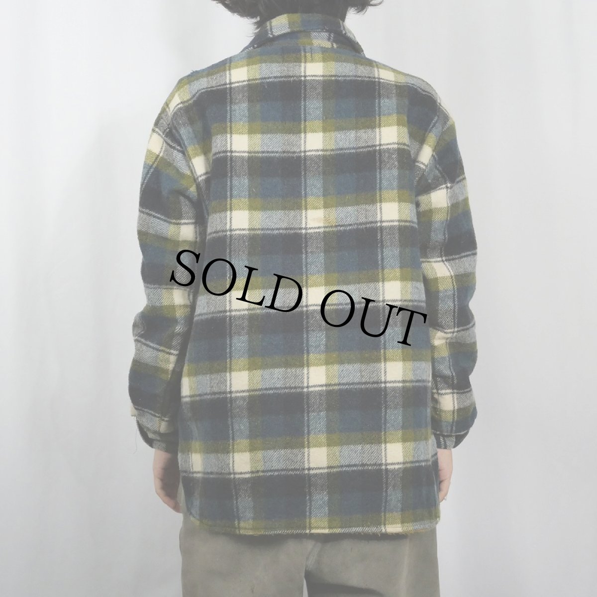 画像3: 50's FIVE BROTHER チェック柄 CPOシャツジャケット (3)
