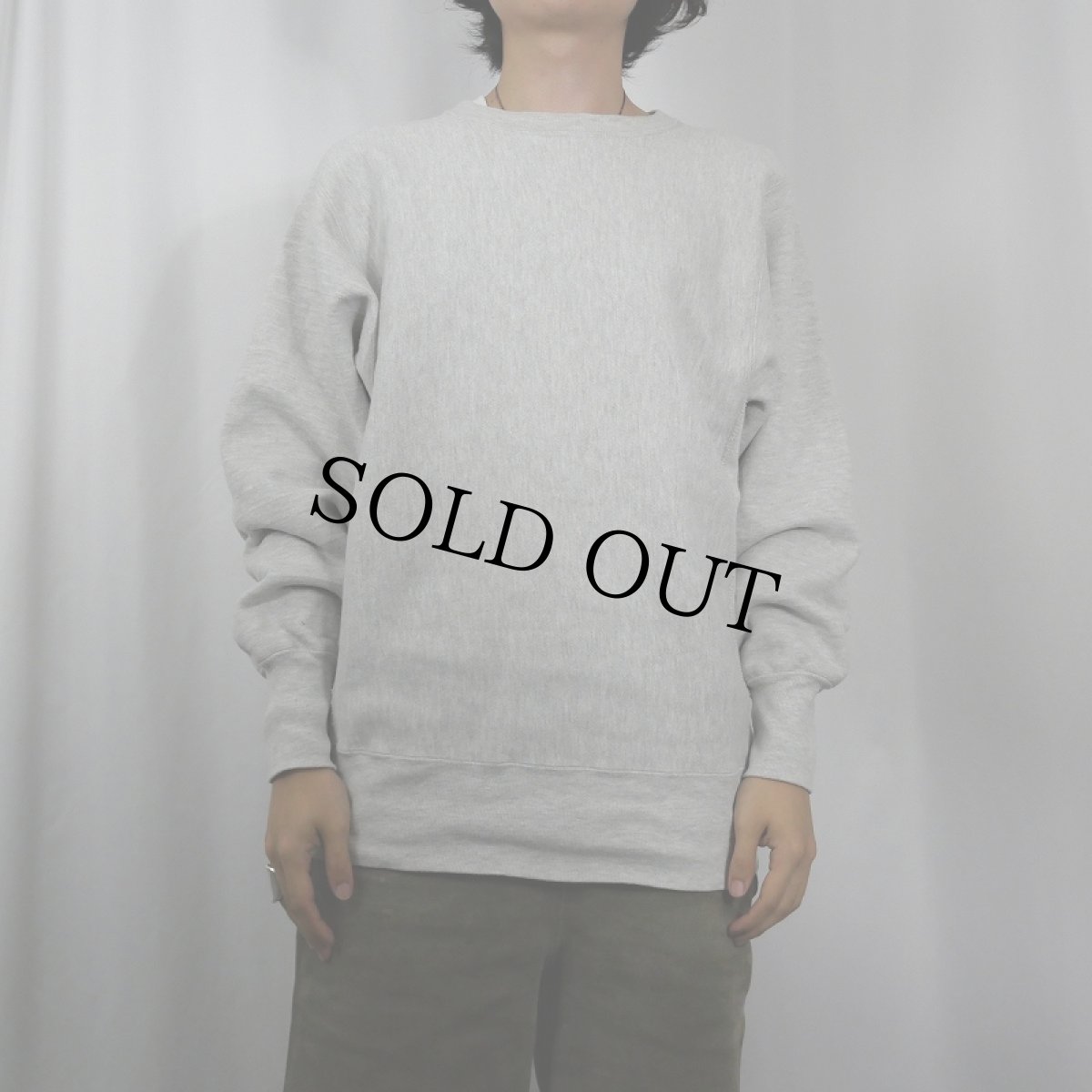 画像2: 90's Champion REVERSE WEAVE USA製 目無し スウェット L (2)