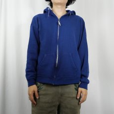 画像2: 70〜80's TULTEX USA製 無地 スウェットジップパーカー L (2)