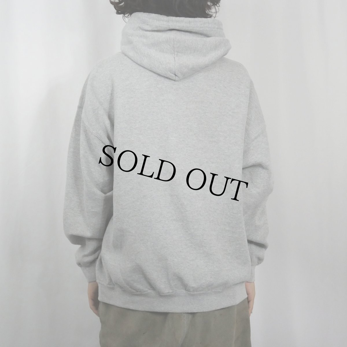 画像3: "USMC" プリントスウェットフーディー XL (3)