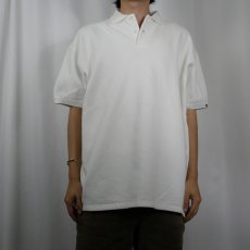 画像2: Ralph Lauren コットン×アクリル スウェットポロシャツ M (2)