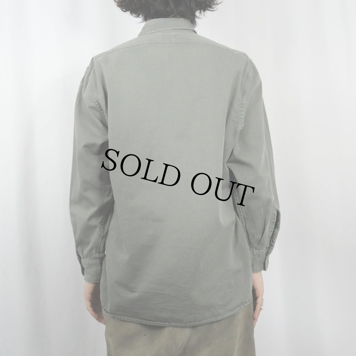 画像3: 50〜60's BIG SMITH コットンワークシャツ (3)