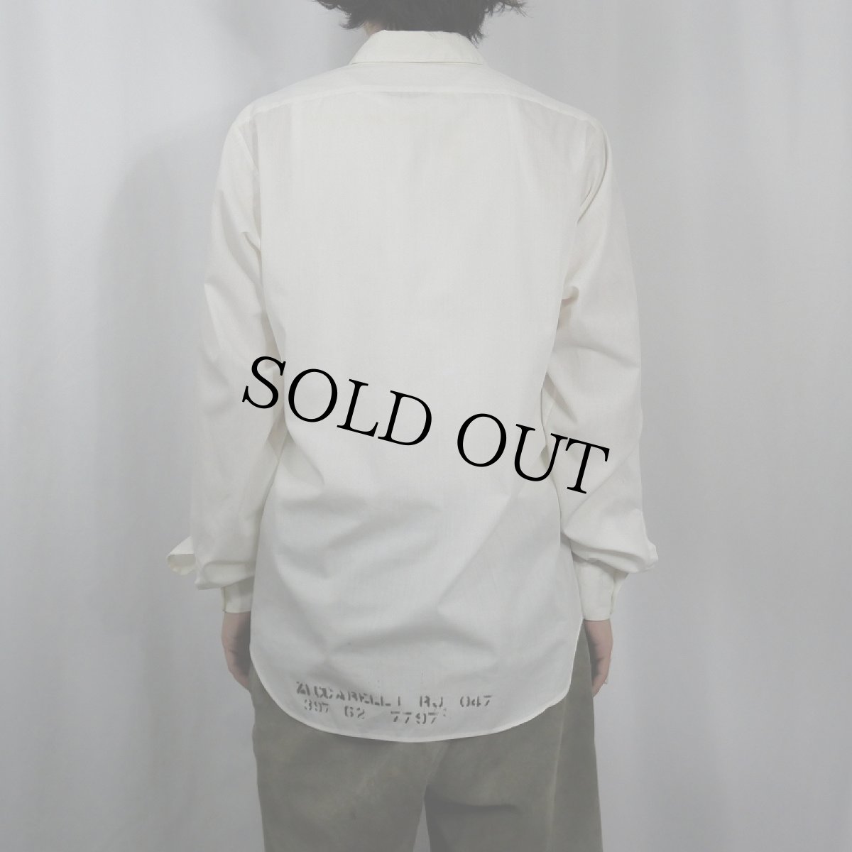 画像3: 70's U.S.ARMY コットンシャツ SIZE15 (3)