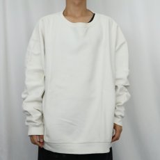 画像2: 90's LANDS' END USA製 前V 鹿の子スウェット 2XL (2)