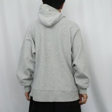 画像3: 80's Champion REVERSE WEAVE USA製 トリコタグ "CORNELL ATHLETICS" プリントスウェットフーディー L (3)