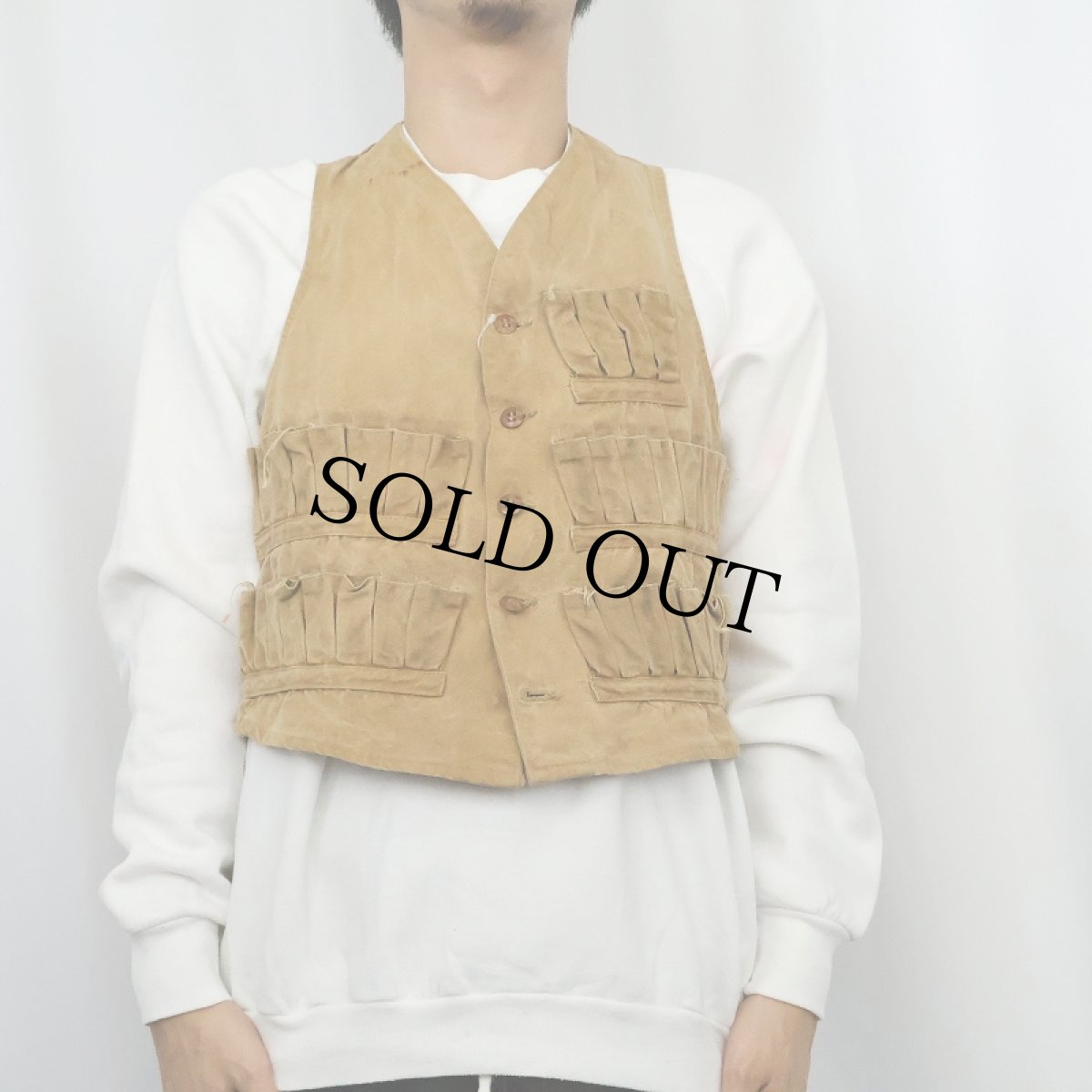 画像2: 〜50's RED HEAD ハンティングベスト (2)