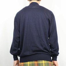 画像3: Ashley's カシミアニットセーター NAVY size50 (3)