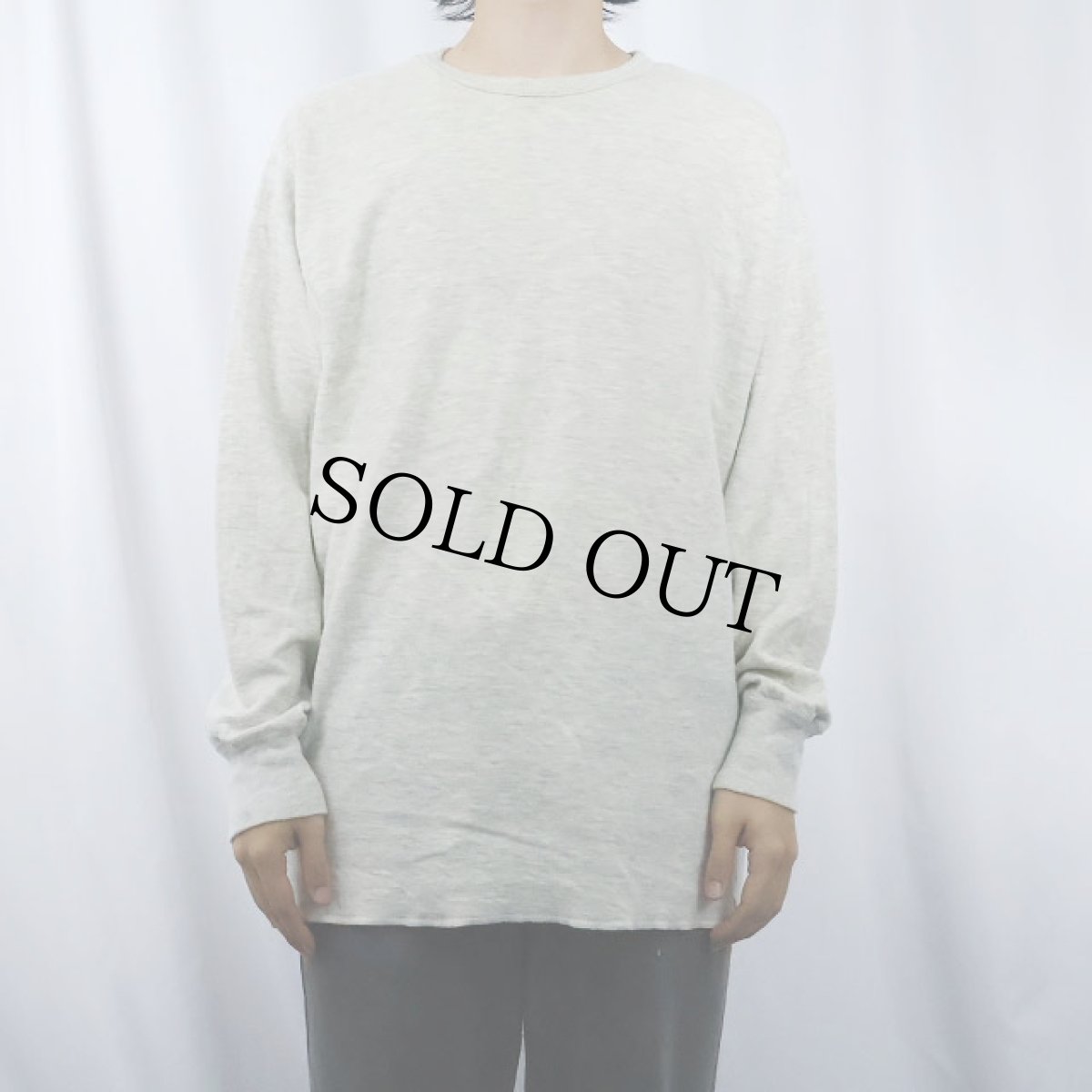 画像2: 90's duofold USA製 無地 2PLYカットソー XL (2)