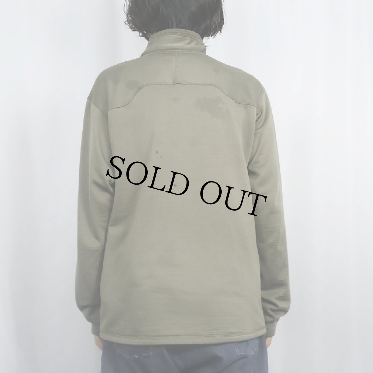 画像3: 2000's Patagonia Rシリーズ R1 "POLARTEC" ハーフジップ フリースジャケット L (3)