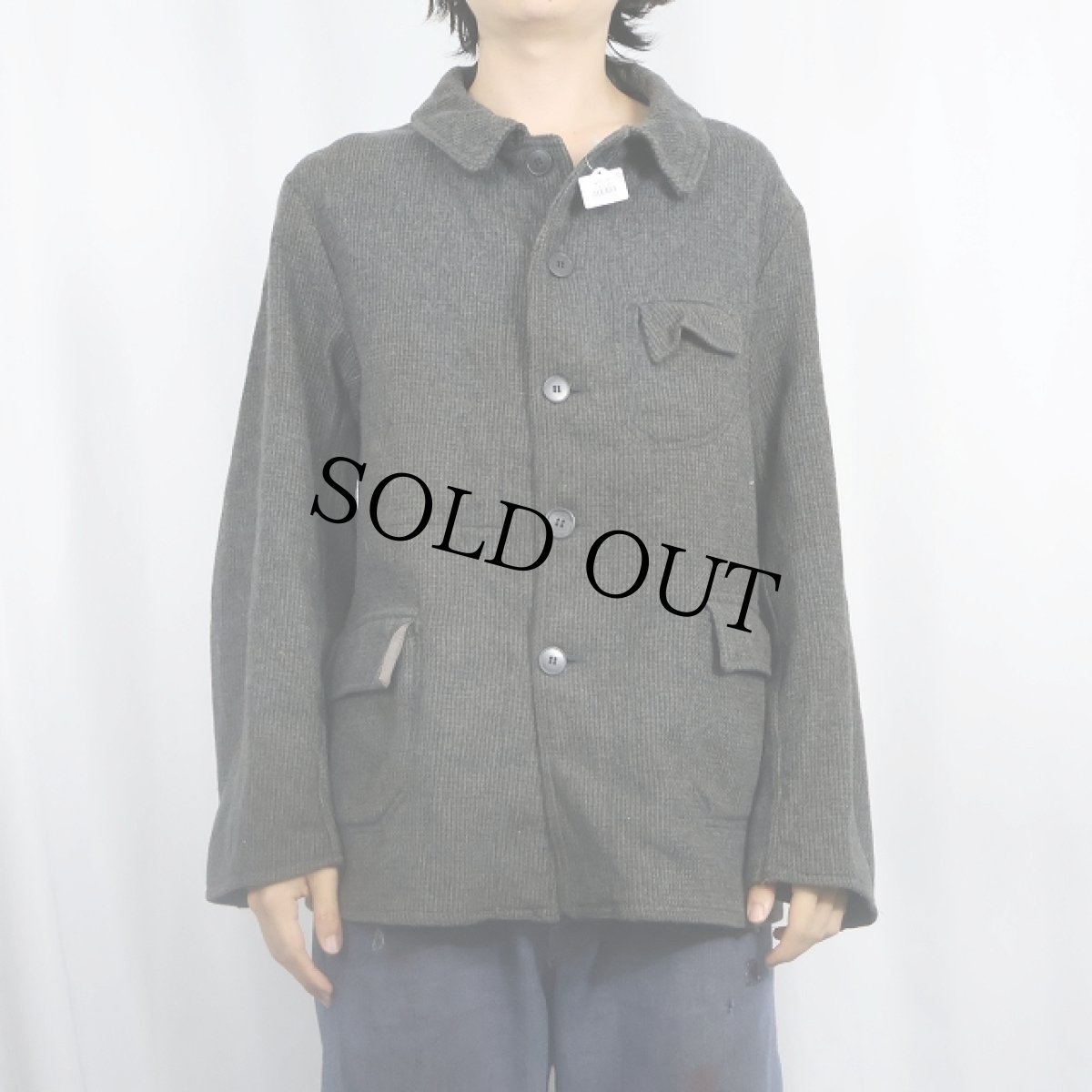 画像2: 50's EURO FRENCE製 ファーマーズジャケット (2)